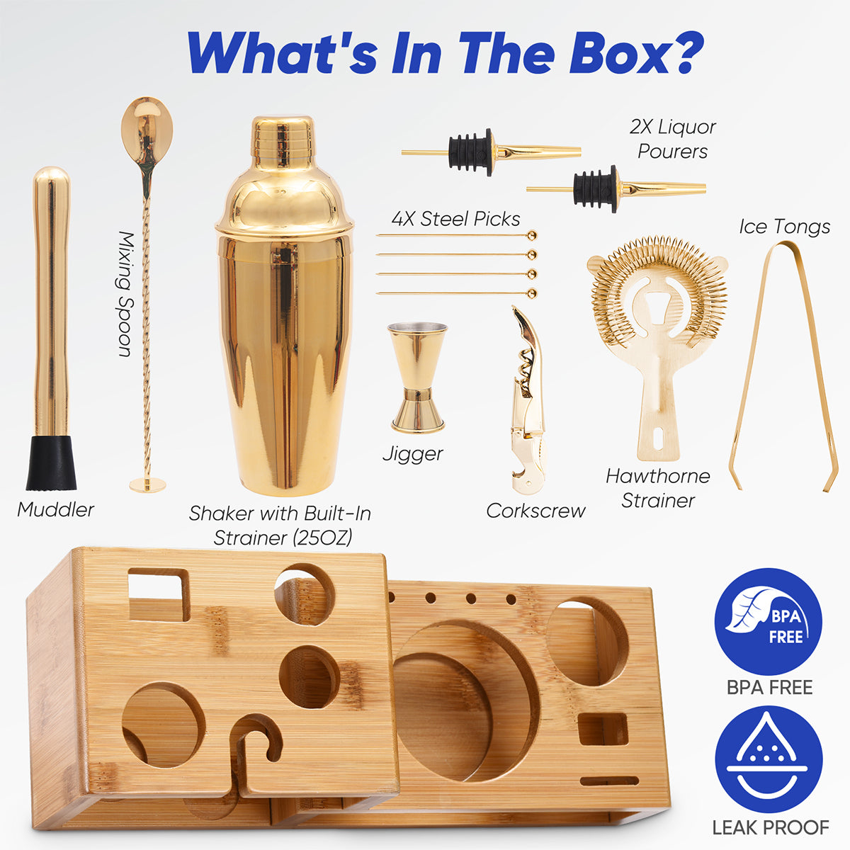 14-Piece Bartender Set