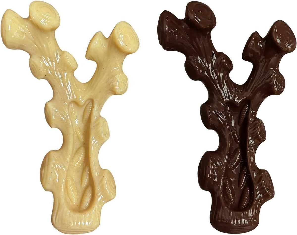 2 Pack Dog Chew Toys for Aggressive Chewers, Indestructible Dog Bones, Medium & Large Breed