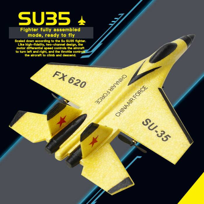 RC Plane SU35 Remote Control Jet with LED Lights