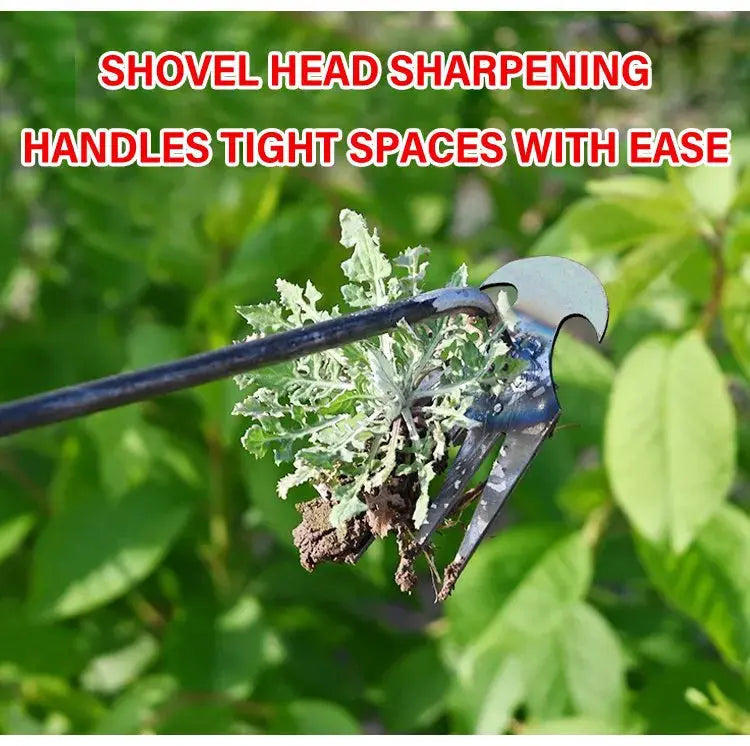 Long Handle Weeder with Precision Claw Head and Cushioned Grip