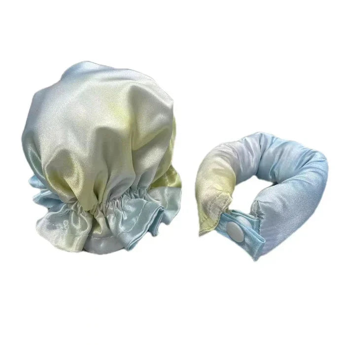 Heatless Hair Rollers with Satin Covers and Adjustable Buckles