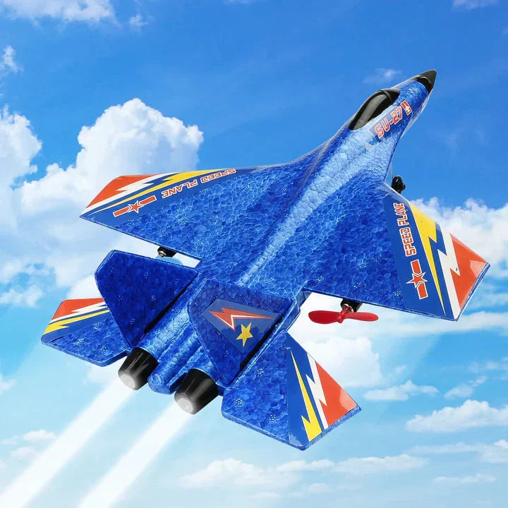 Remote Control Plane with Silicone Buoyant Nose and Reinforced ABS Frame, 8-12 Min Flight