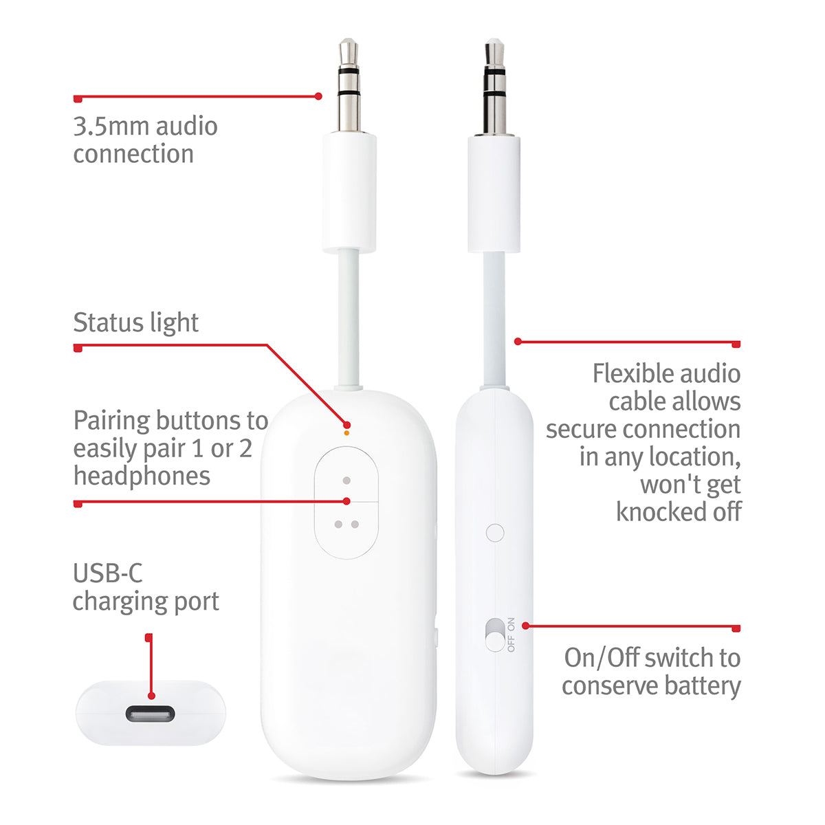 Bluetooth Headphone Adapter