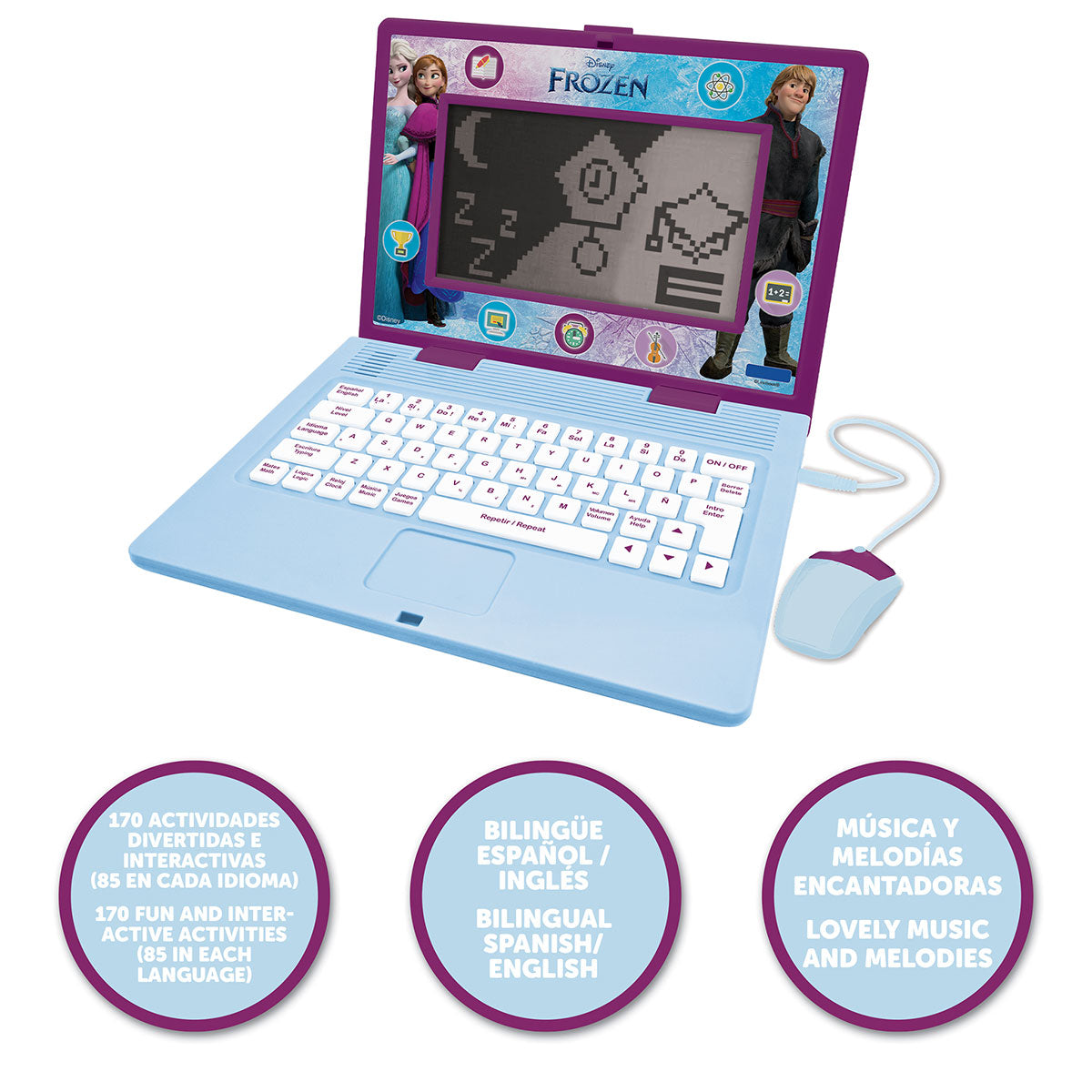 Disney Frozen Bilingual Talking Educational Laptop