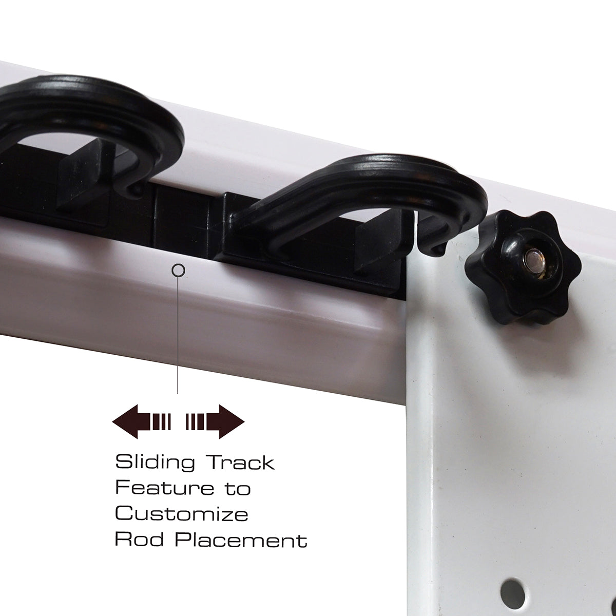 Modular 5 Fishing Rod Rack and Tackle Organizer