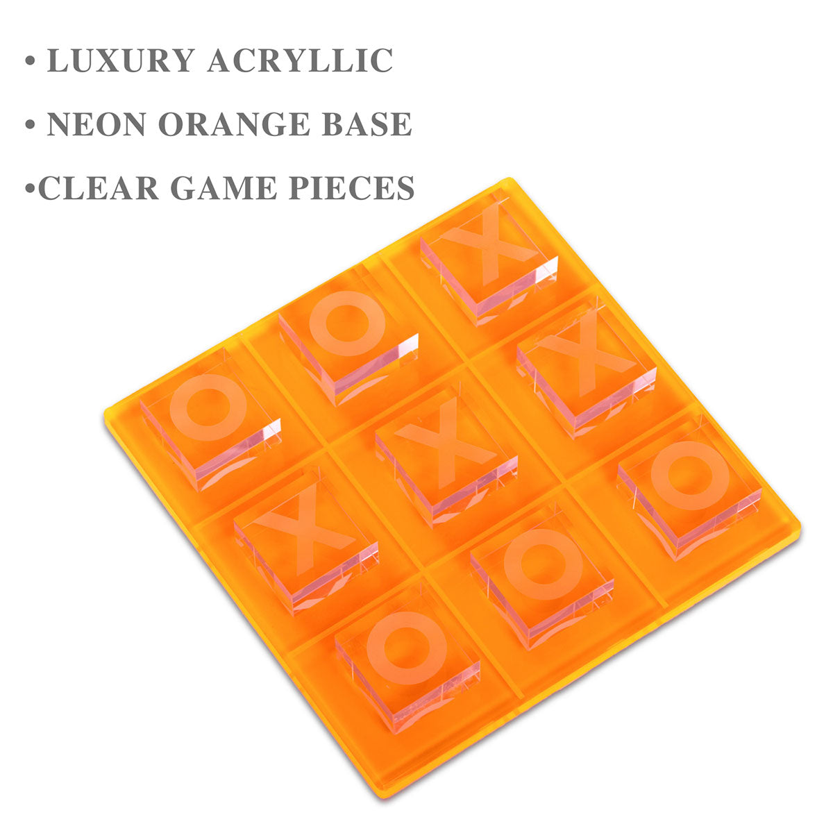 Acrylic Tic Tac Toe Set
