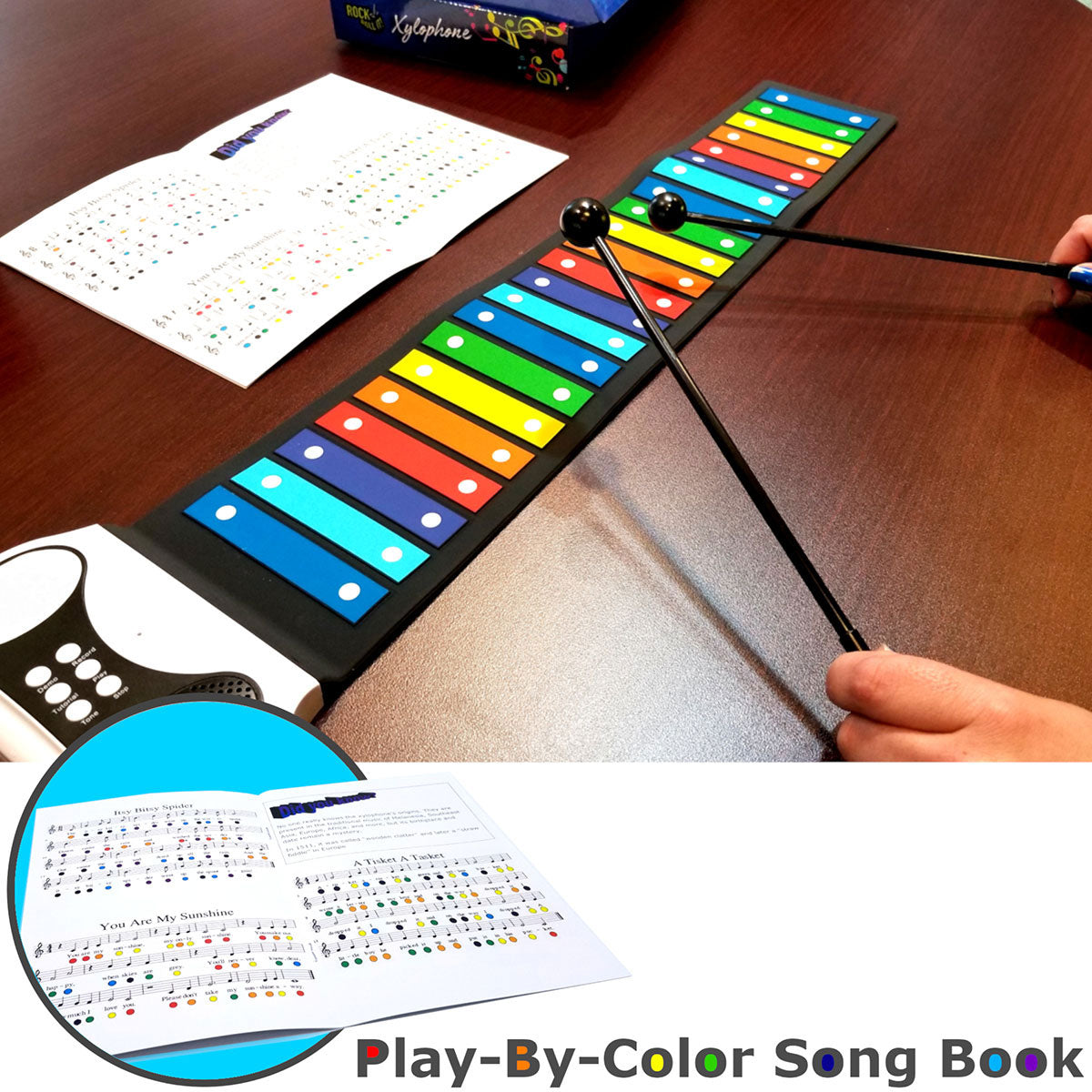 Flexible Roll-Up Xylophone