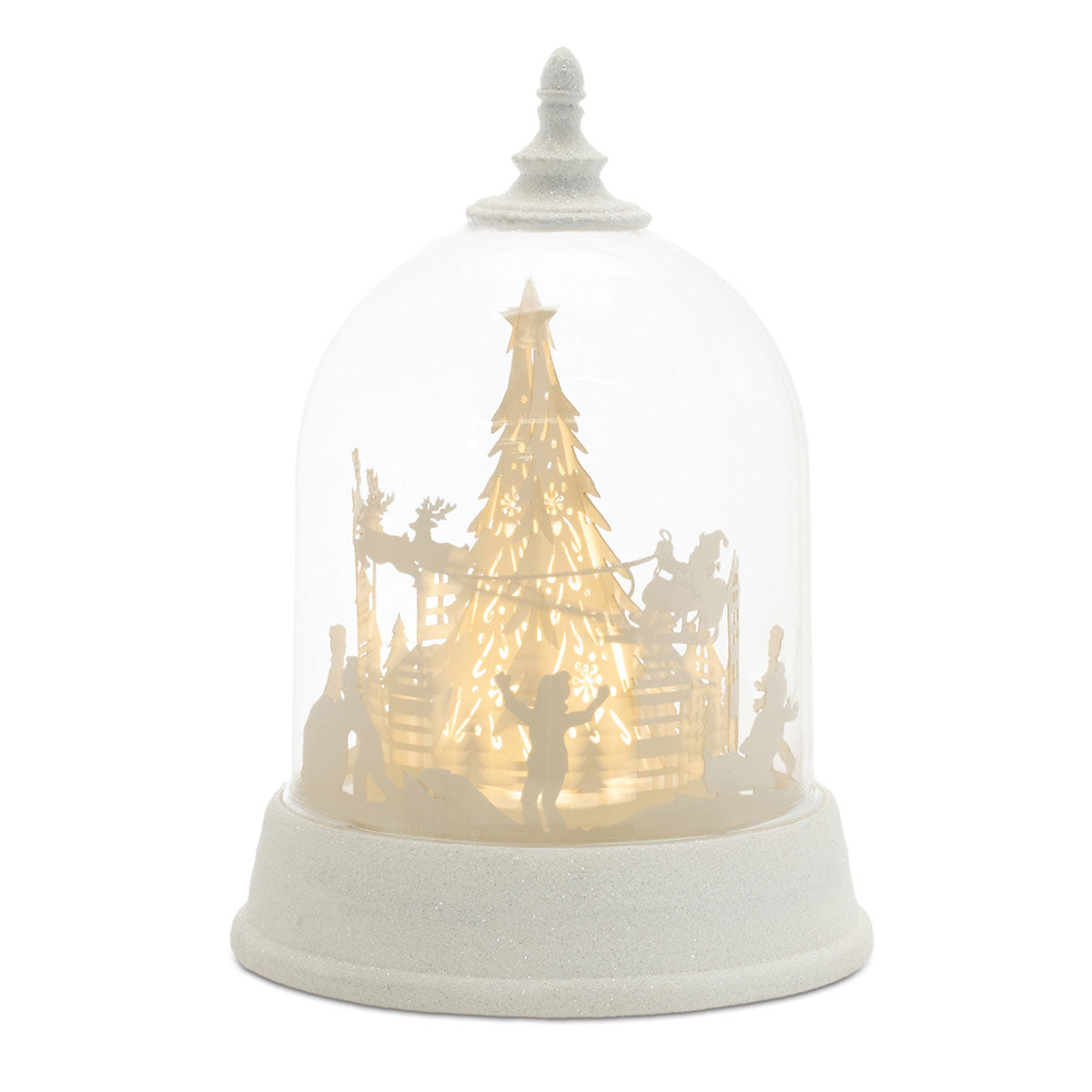 LED Rotating Snowman Globe