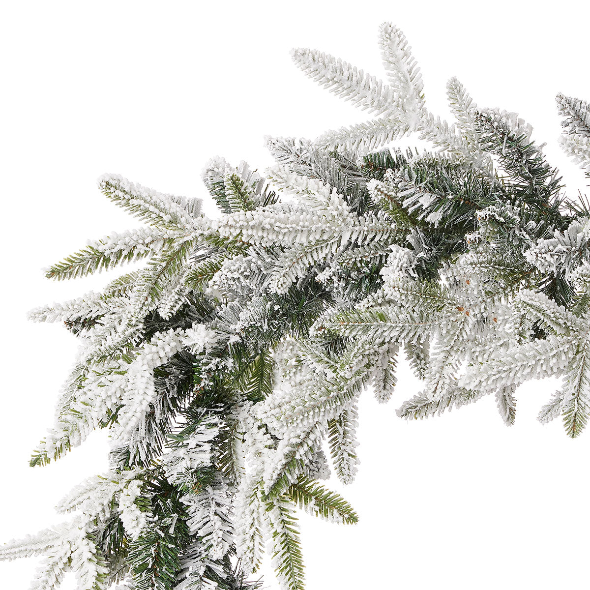 9' Flocked Frasier Fir Garland