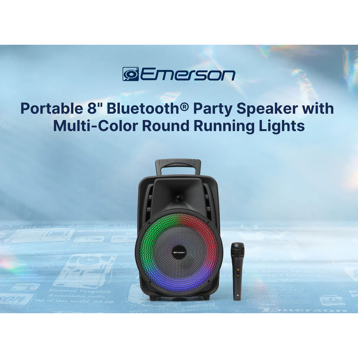 8'' Portable Party Speaker