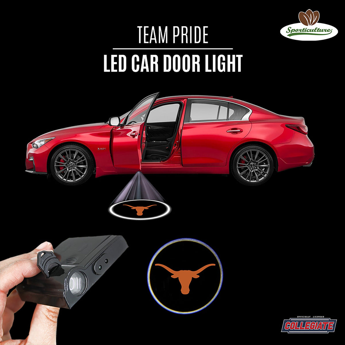 NCAA Car Door Light