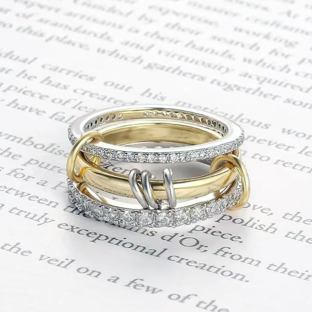Trendy Gold Stackable Rings