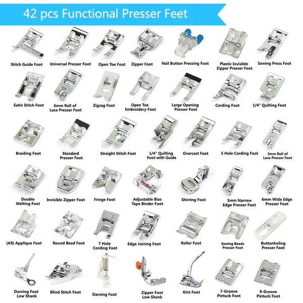 42 Pcs Presser Foot Set