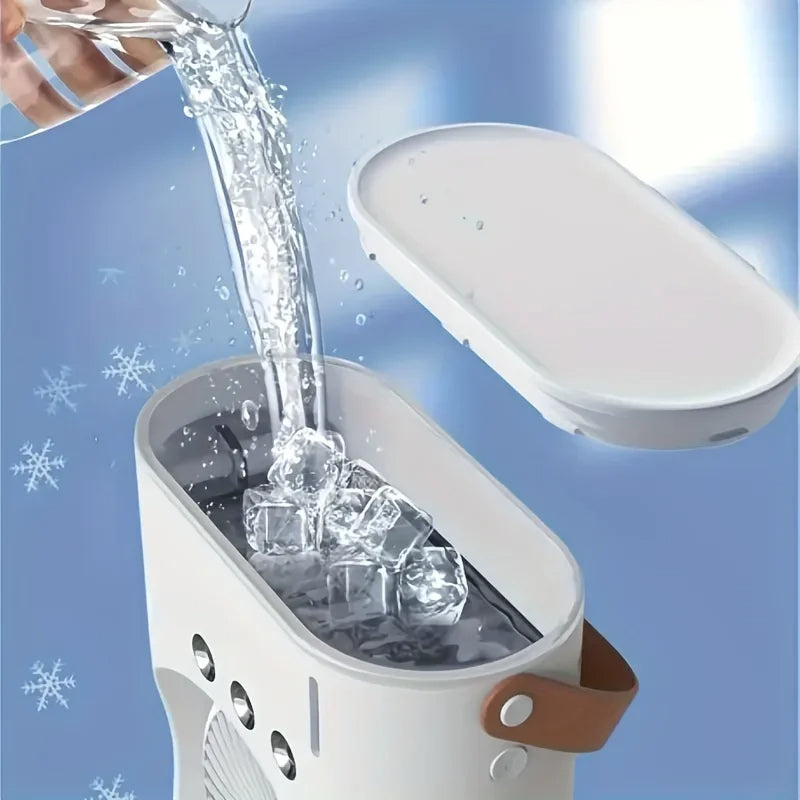 Double Head Portable Air Conditioner Fan