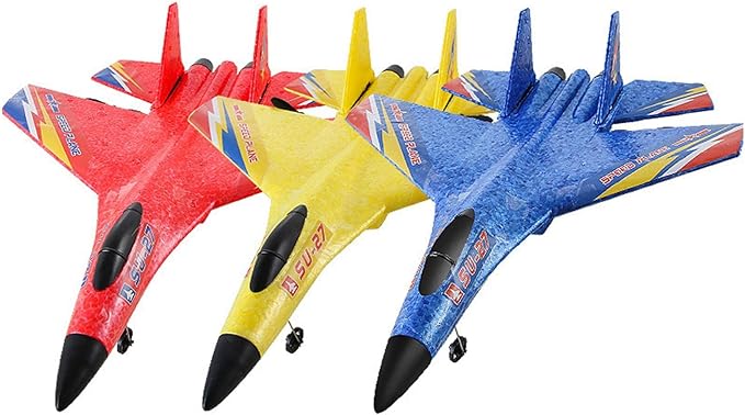 Remote Control Plane with Silicone Buoyant Nose and Reinforced ABS Frame, 8-12 Min Flight