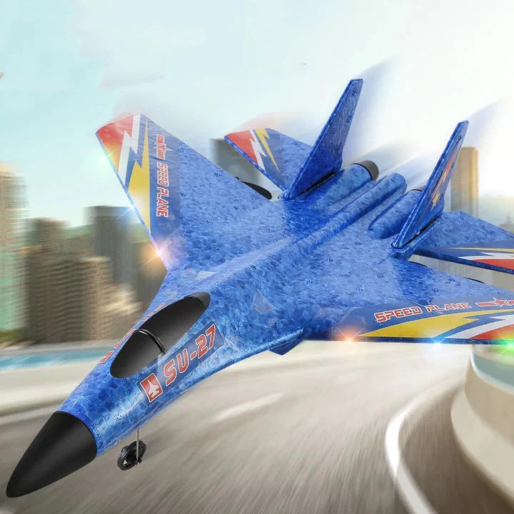 Remote Control Plane with Silicone Buoyant Nose and Reinforced ABS Frame, 8-12 Min Flight
