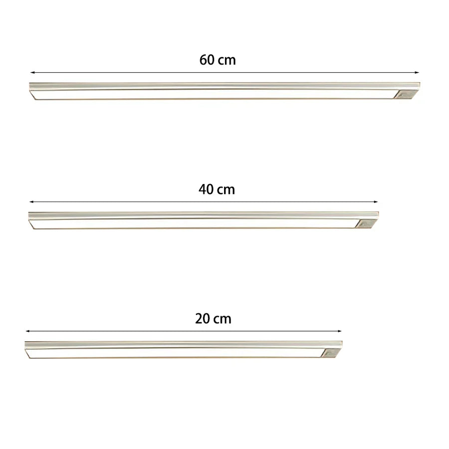 Under Cabinet Motion Sensor Light with Rechargeable Battery and Magnetic Mount, Slim 9mm