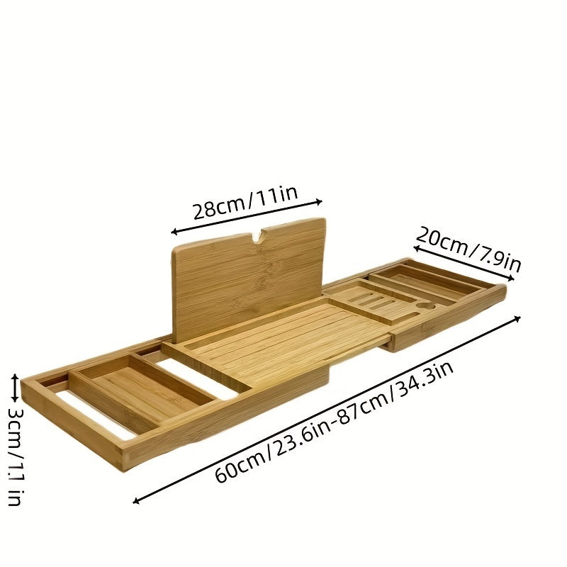 Bamboo Bathtub Tray - For Relaxation