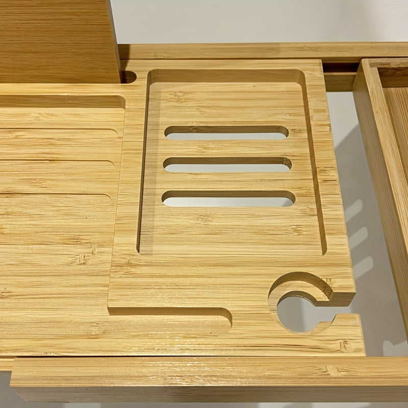 Bamboo Bathtub Tray - For Relaxation