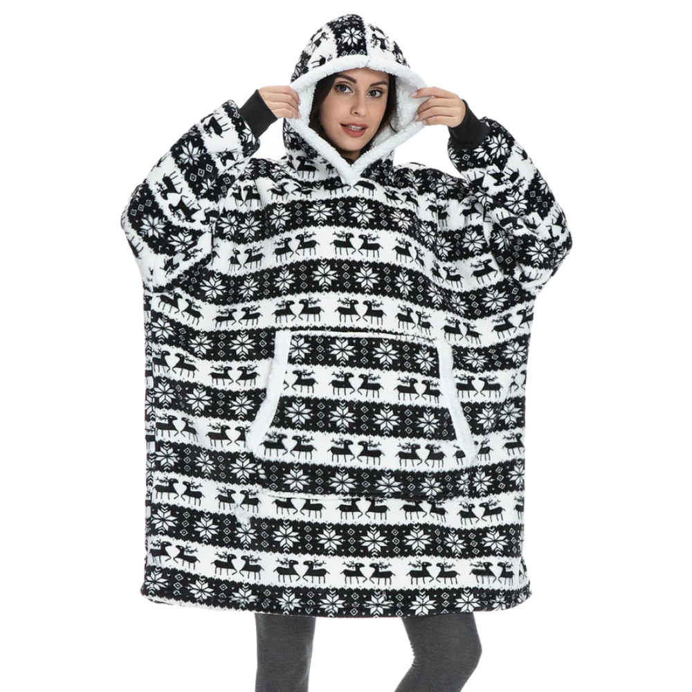 Giant Blanket Hoodie, 2-in-1 Blanket and Hoodie