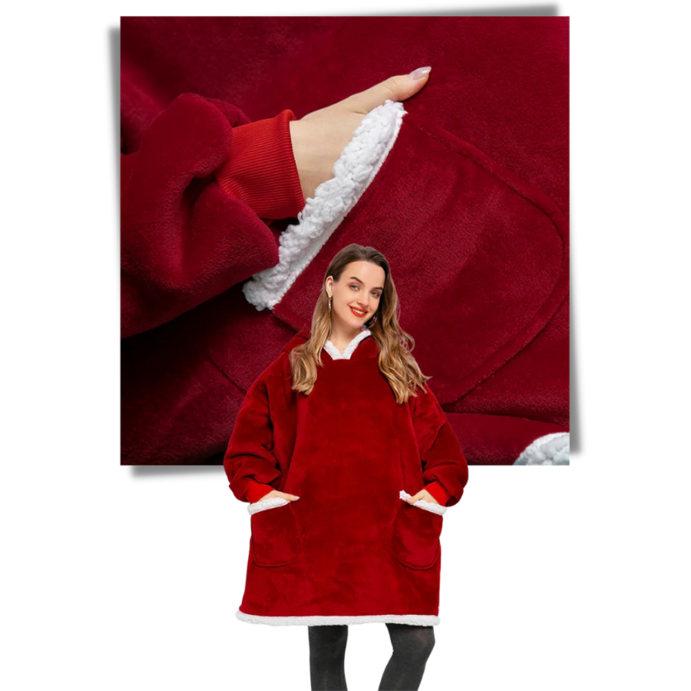 Giant Blanket Hoodie, 2-in-1 Blanket and Hoodie