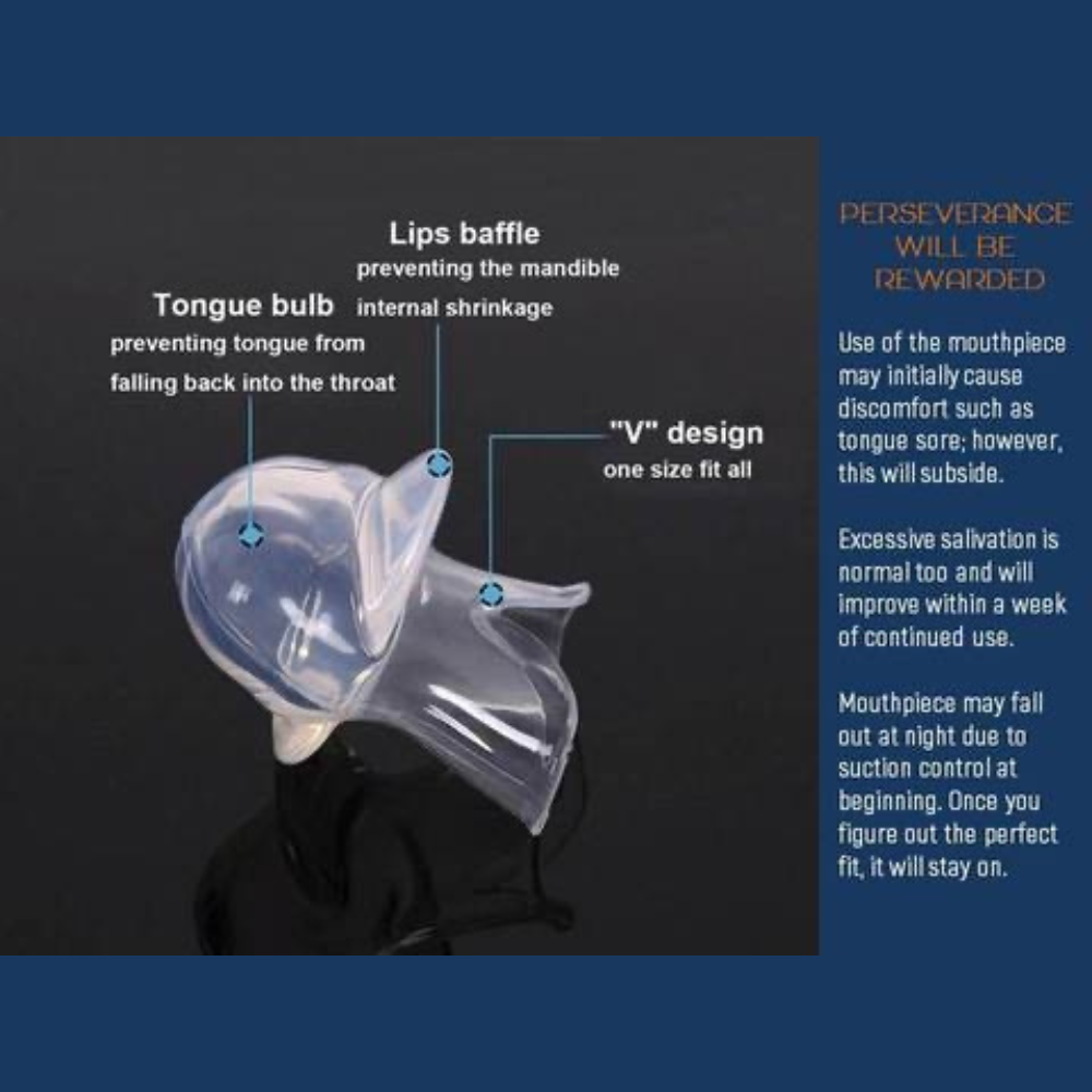 Apnea Tongue Stabilizing Device Anti Snore Silicone