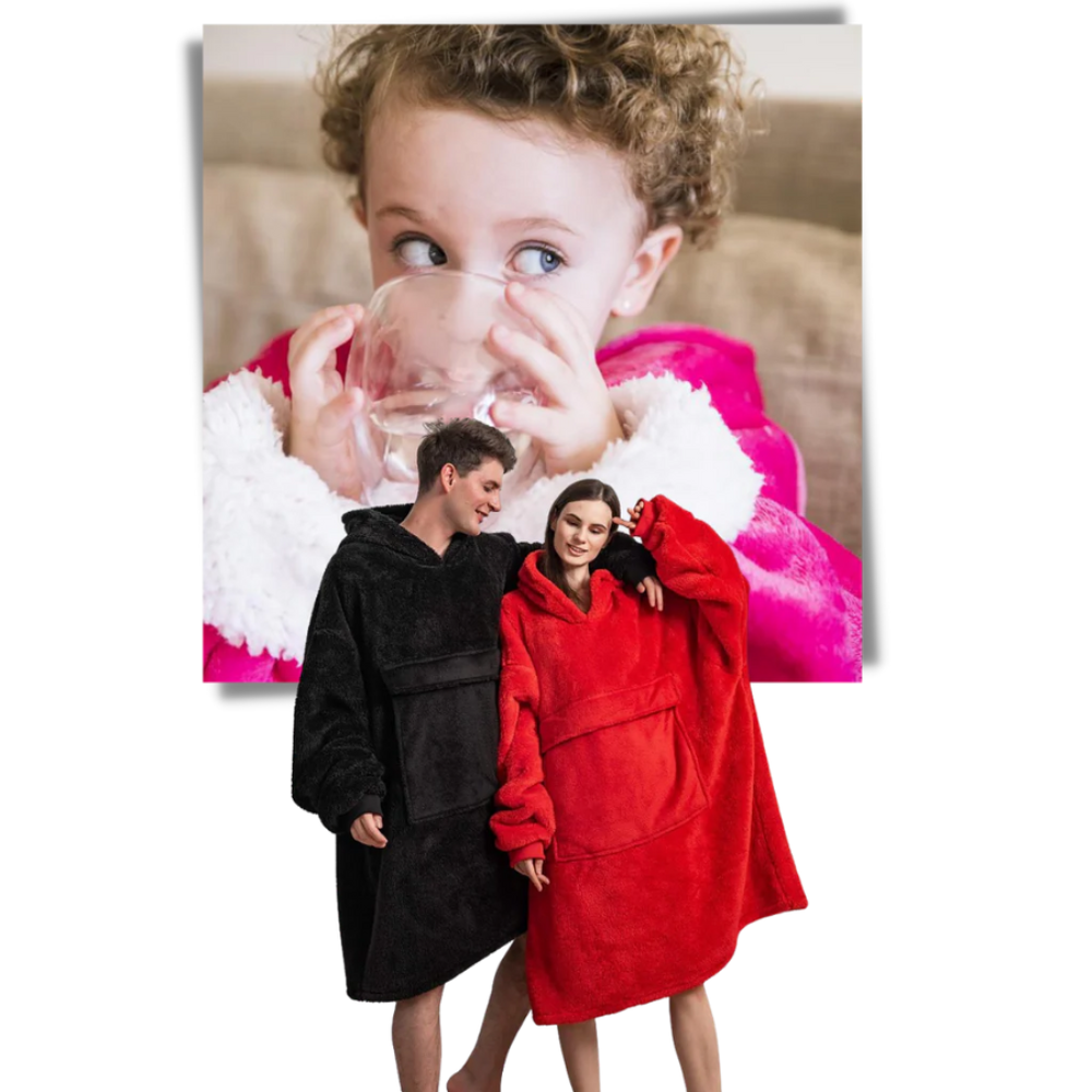Giant Blanket Hoodie, 2-in-1 Blanket and Hoodie