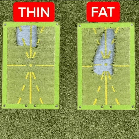 Golf Training Mat Swing Detection