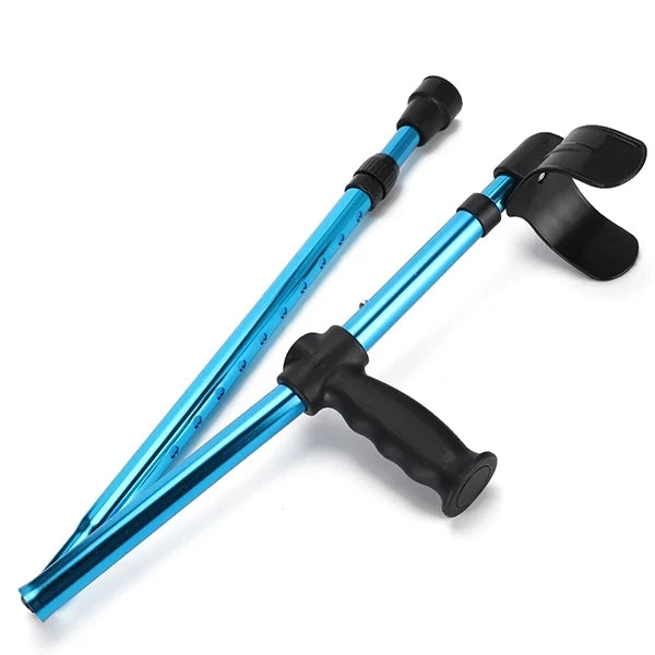 Foldable, Adjustable Crutch