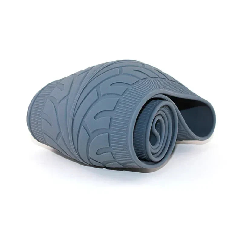 Steering Wheel Cover with Crocodile-Texture Grip and Palm Massage Nodules, Fits 14-16in