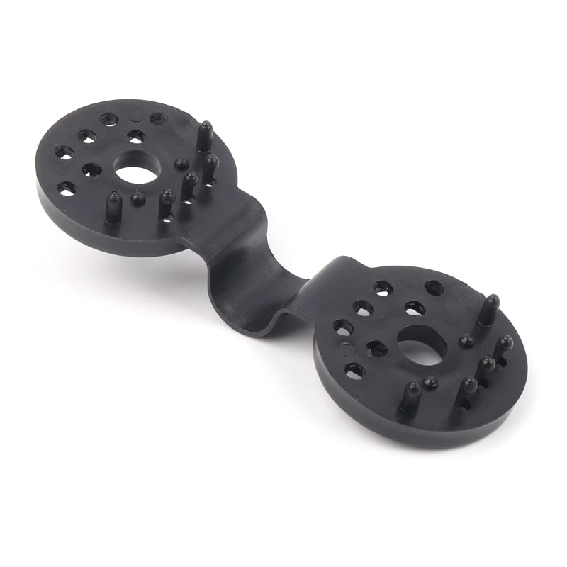 Sun Shade Clip with Spring-Loaded Jaw and UV-Resistant ABS, Toolless Portable Clamp