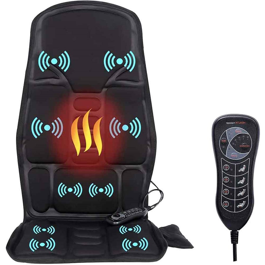 Massage Chair Pad With Heated Back and Neck Cushion for Car and Home