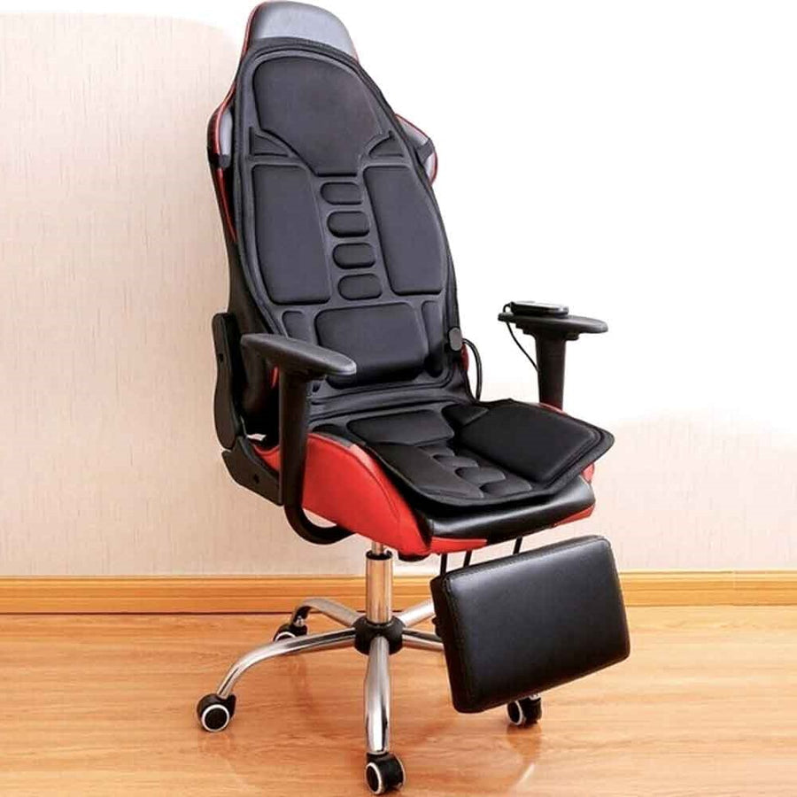 Massage Chair Pad With Heated Back and Neck Cushion for Car and Home