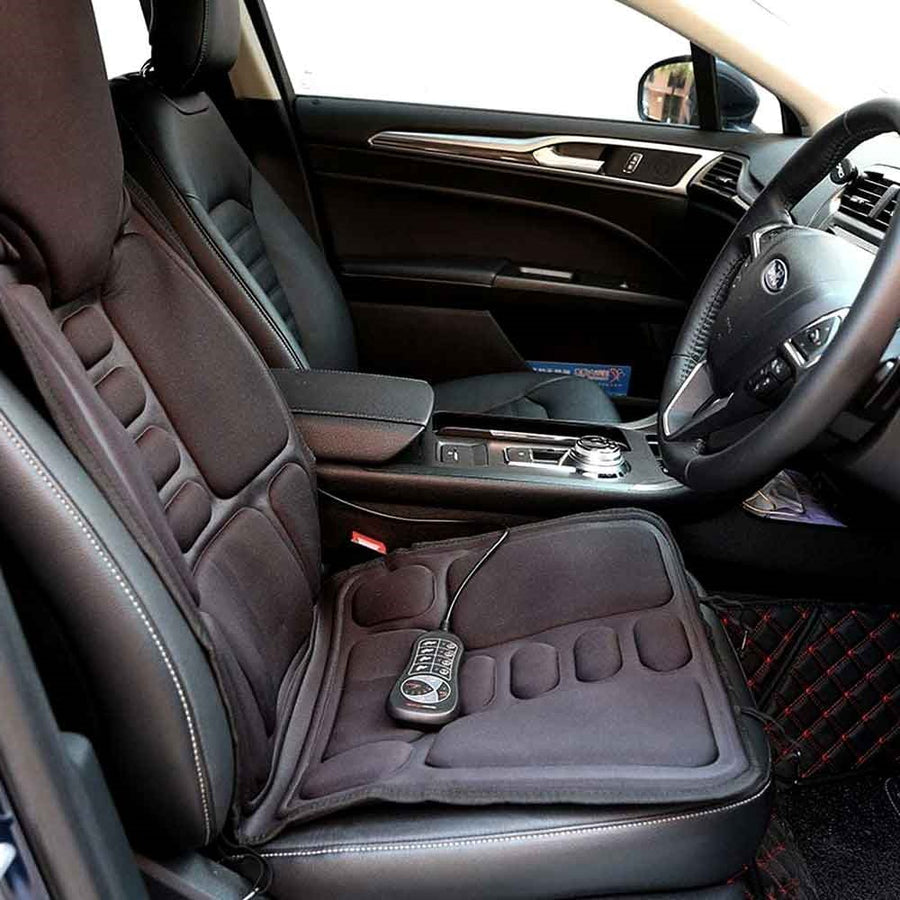 Massage Chair Pad With Heated Back and Neck Cushion for Car and Home