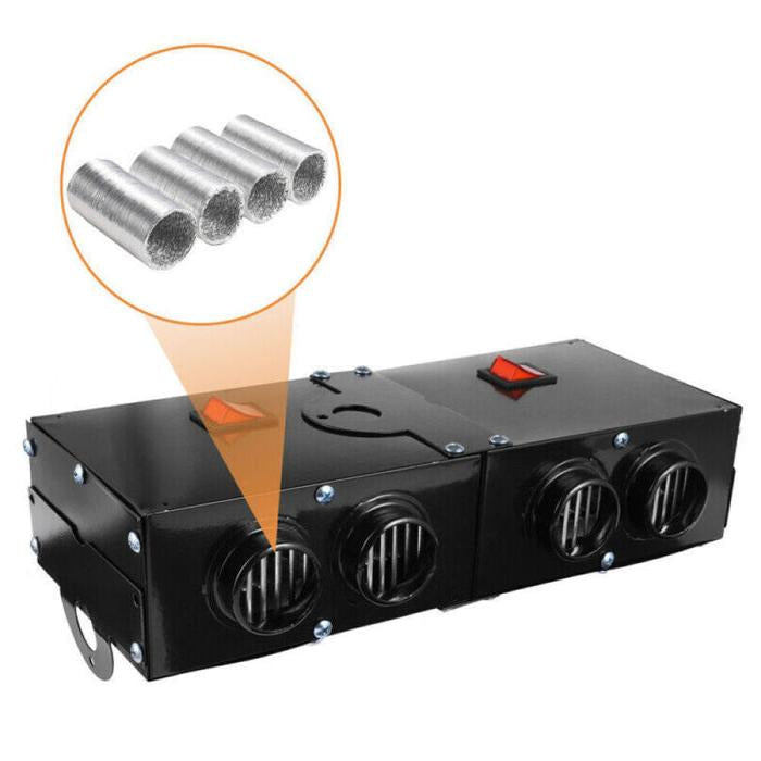 500W Electric Car Heater with 4 Blower Holes