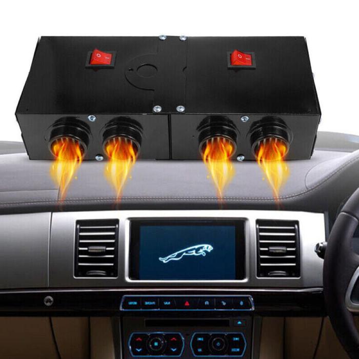 500W Electric Car Heater with 4 Blower Holes