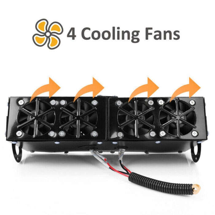 500W Electric Car Heater with 4 Blower Holes
