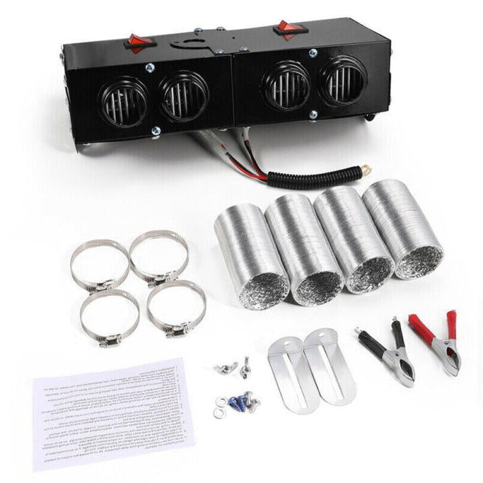 500W Electric Car Heater with 4 Blower Holes