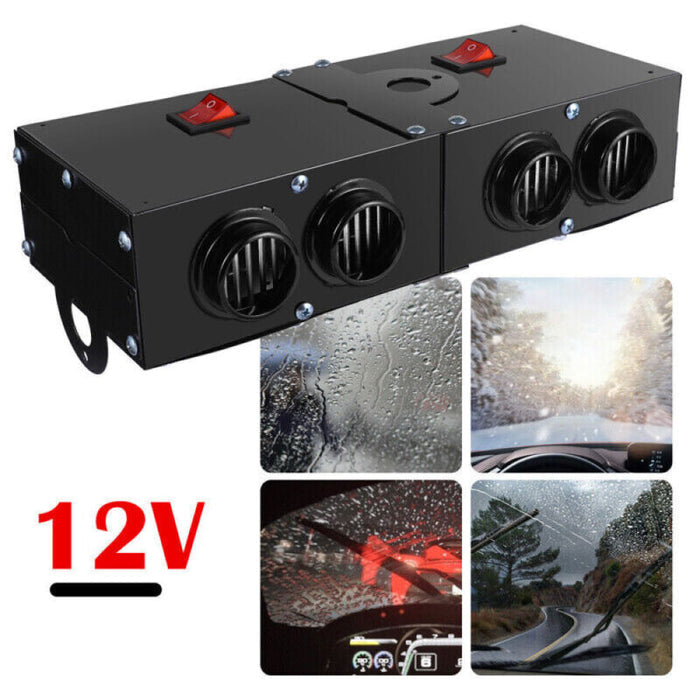 500W Electric Car Heater with 4 Blower Holes