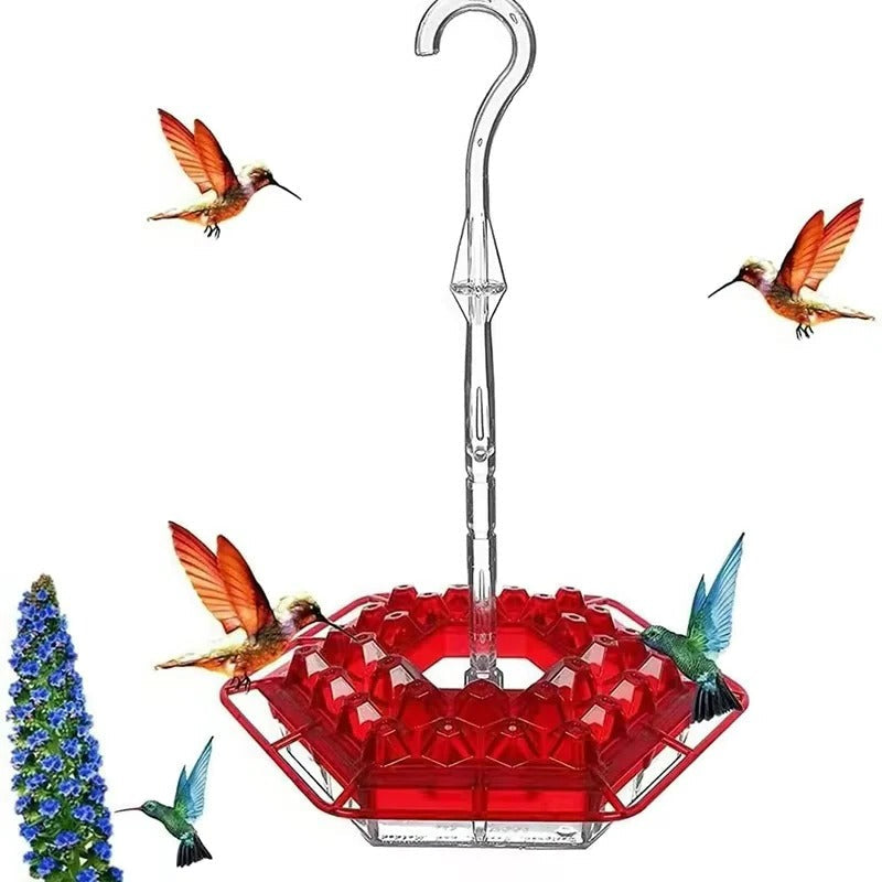 Hummingbird Feeder with Ant Proof Hanging Perch