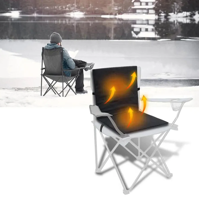 Foldable Heated Seat Cushion with 3 Level Temperature Controller