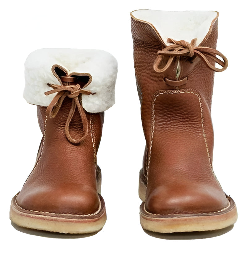 Wool Lined Waterproof Leather Boots