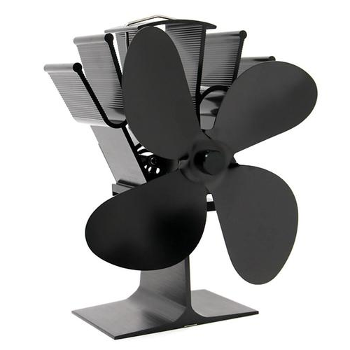 Heat Powered Fireplace Fan, Efficient Wood Stove Heat Circulator
