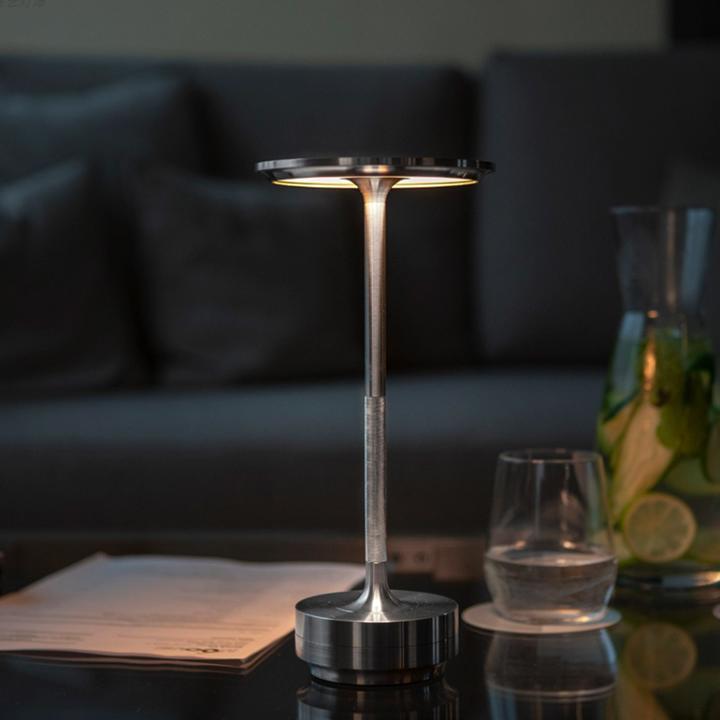 Portable Cordless Table Lamp with Adjustable Light Intensity