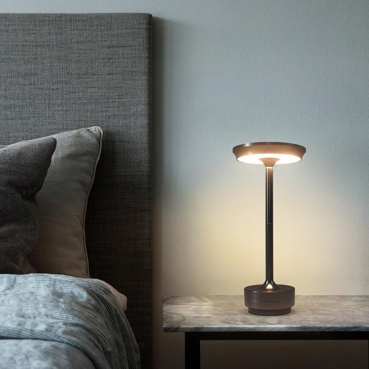 Portable Cordless Table Lamp with Adjustable Light Intensity