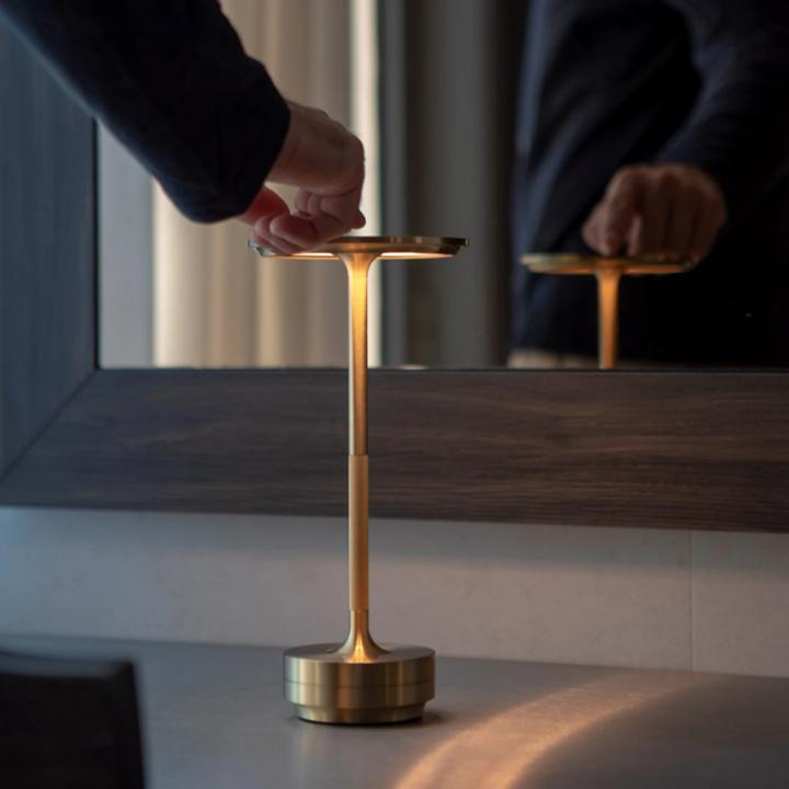Portable Cordless Table Lamp with Adjustable Light Intensity