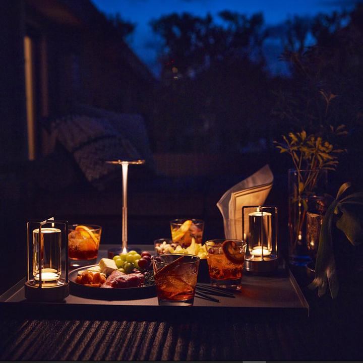 Portable Cordless Table Lamp with Adjustable Light Intensity