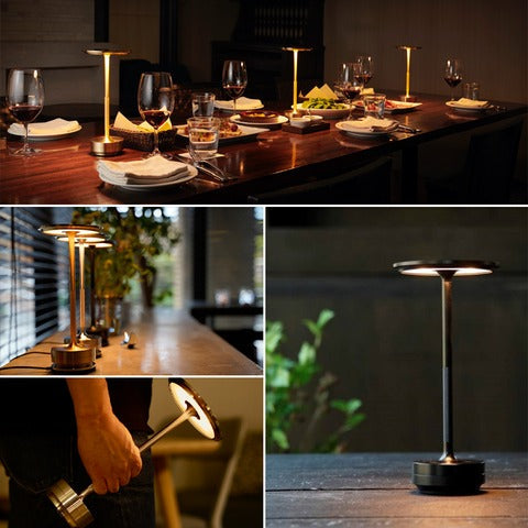 Portable Cordless Table Lamp with Adjustable Light Intensity
