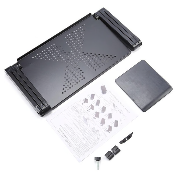 Adjustable Laptop Stand with Foldable Height Design
