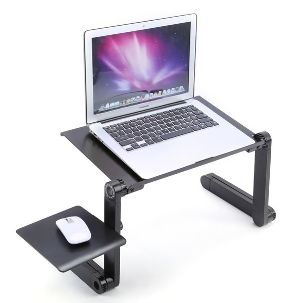 Adjustable Laptop Stand with Foldable Height Design